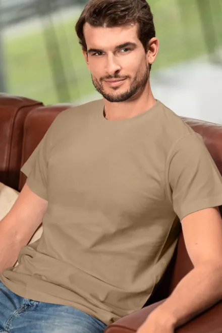 Tričko vyššej gramáže unisex, piesková