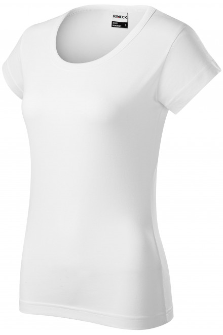 Odolné dámske tričko hrubšie, biela, tričká pre zdravotníkov