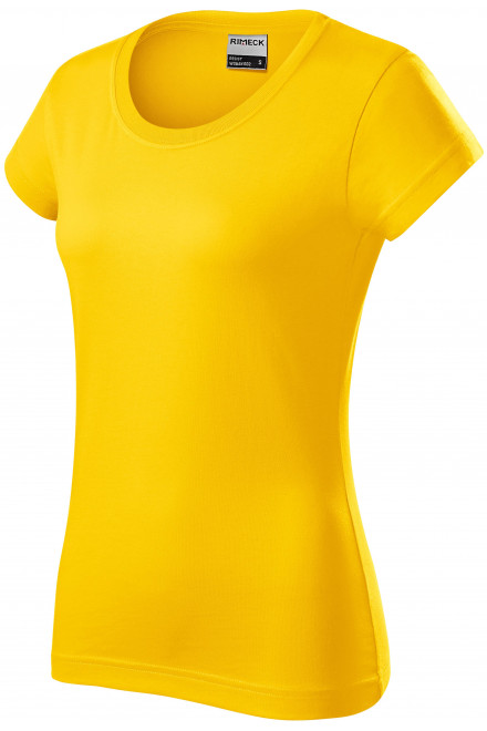 Odolné dámske tričko hrubšie, žltá, krátke tričká