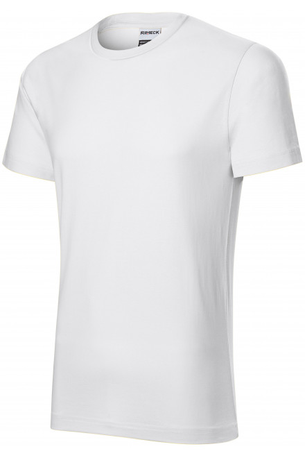 Odolné pánske tričko hrubšie, biela, tričká pre zdravotníkov