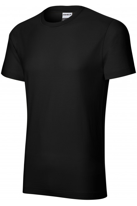 Odolné pánske tričko hrubšie, čierna, tričká pre zdravotníkov