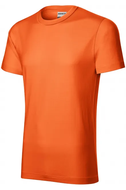 Odolné pánske tričko hrubšie, oranžová