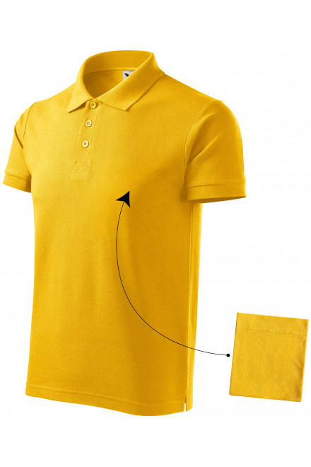 Pánska elegantná polokošeľa, žltá, tričká pánske