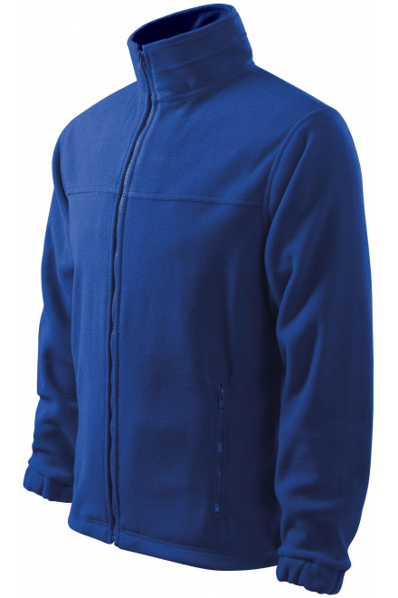 Pánska fleecová bunda, kráľovská modrá, mikiny na zips