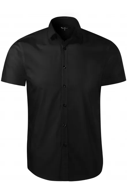Pánska košeľa Slim fit - čierna, S