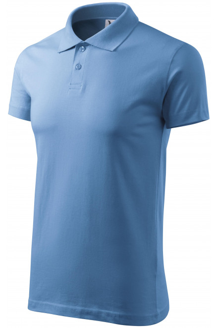 Pánska polokošeľa jednoduchá, nebeská modrá, modré tričká