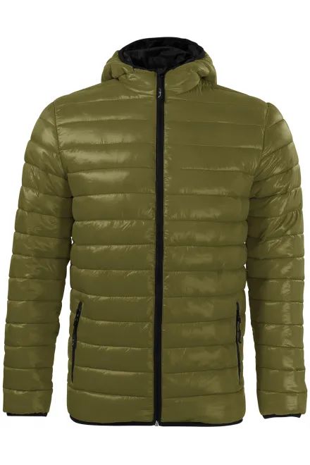 Pánska prešívaná bunda - avokádová, S