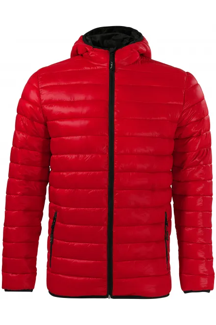 Pánska prešívaná bunda - formula červená, S