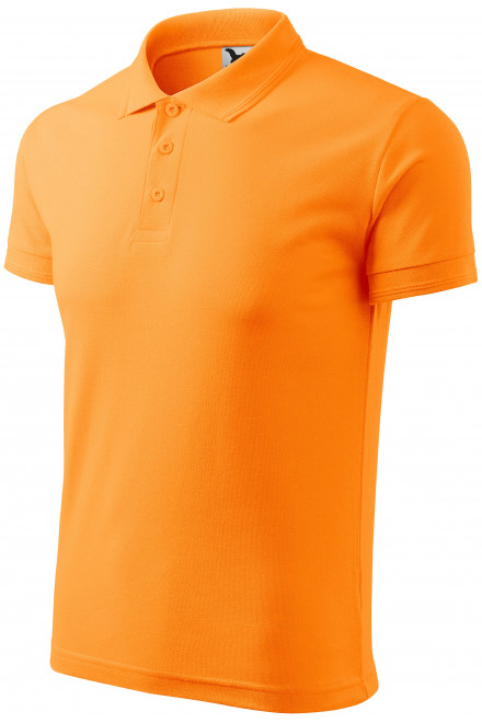 Pánska voľná polokošeľa, mandarínková oranžová, tričká pánske