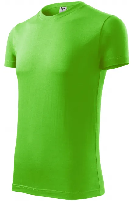 Pánske módne tričko, jablkovo zelená