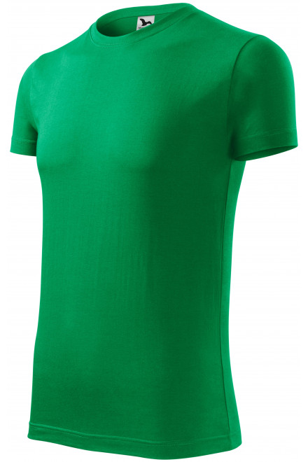 Pánske módne tričko, trávová zelená