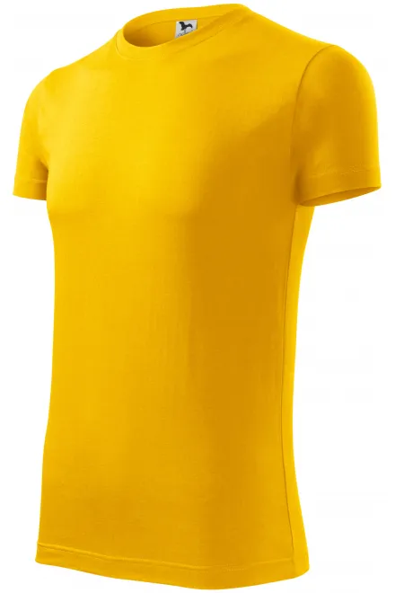 Pánske módne tričko, žltá