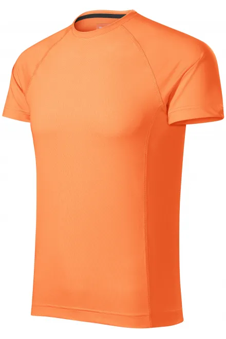 Pánske športové tričko, neónová mandarinková