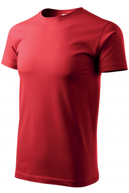 Pánske tričko jednoduché, červená, tričká pánske