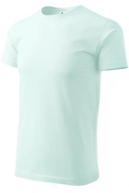 Pánske tričko jednoduché, ľadová zelená