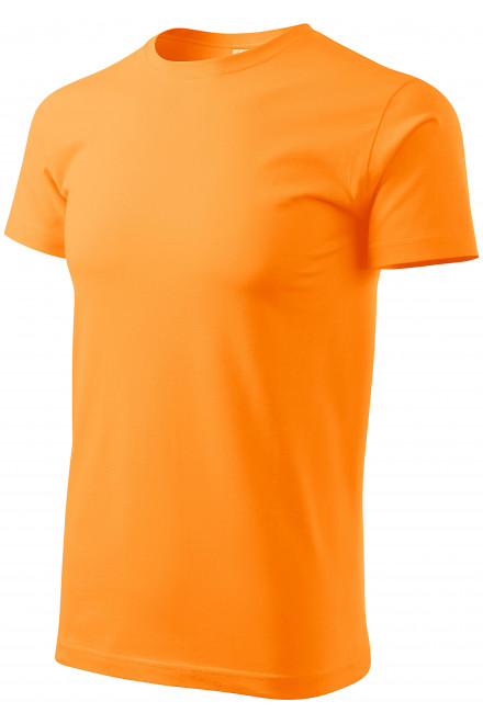 Pánske tričko jednoduché, mandarínková oranžová, tričká pánske