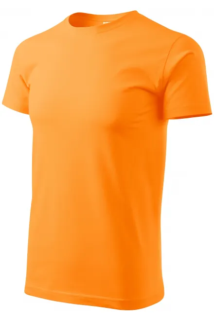 Pánske tričko jednoduché, mandarínková oranžová
