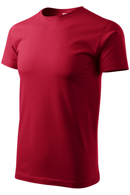 Pánske tričko jednoduché, marlboro červená, krátke tričká