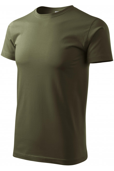 Pánske tričko jednoduché, military, zelené tričká