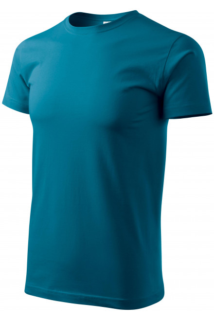 Pánske tričko jednoduché, petrol blue, bavlnené tričká