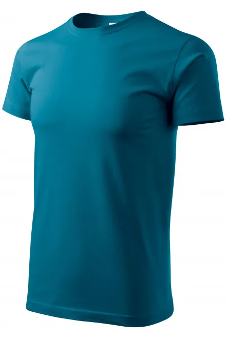 Pánske tričko jednoduché, petrol blue
