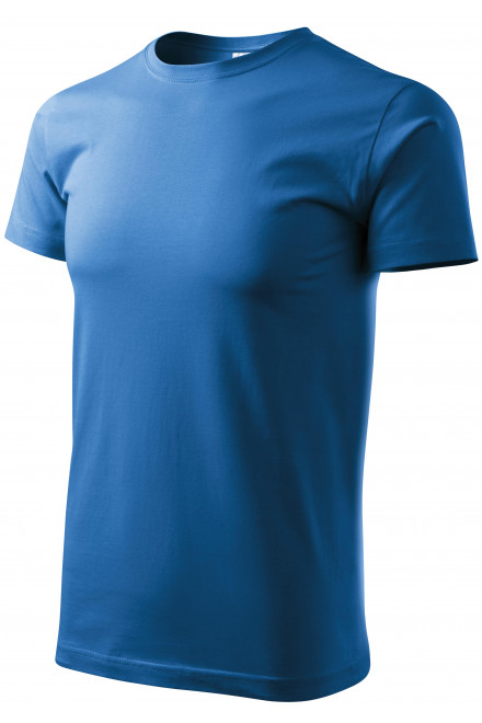 Pánske tričko jednoduché, svetlomodrá, krátke tričká