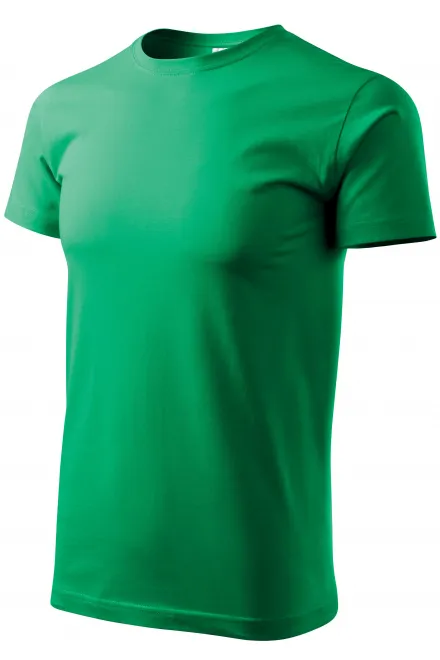 Pánske tričko jednoduché, trávová zelená
