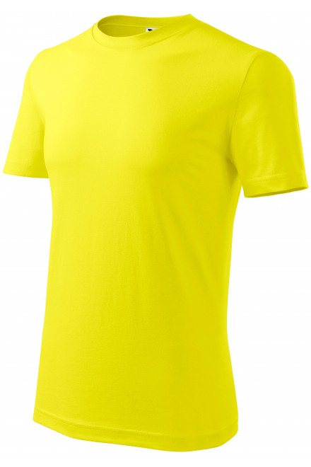 Pánske tričko klasické, citrónová, žlté tričká