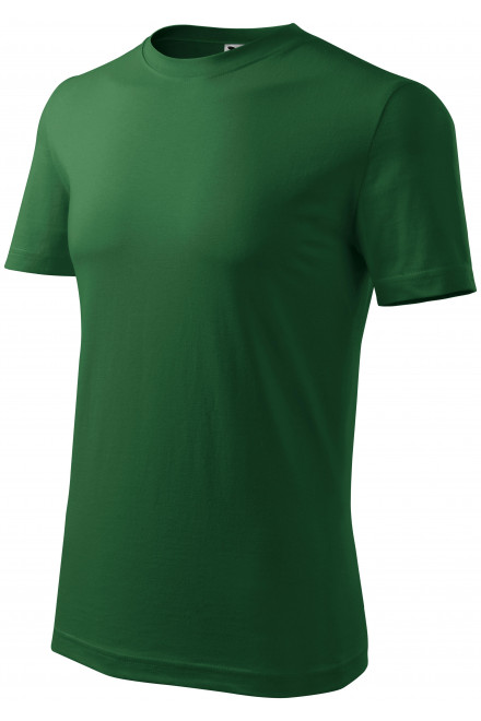 Pánske tričko klasické, fľaškovozelená, zelené tričká