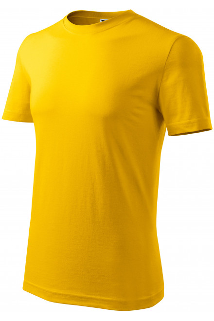 Pánske tričko klasické, žltá, tričká bez potlače