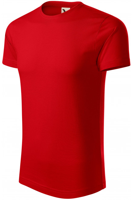 Pánske tričko, organická bavlna, červená, tričká pánske