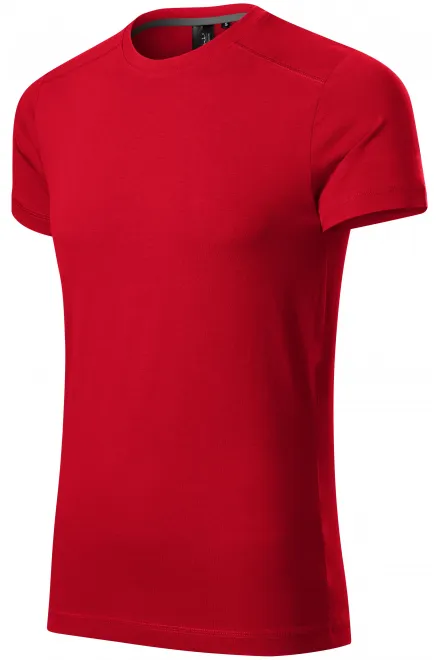 Pánske tričko ozdobené, formula červená