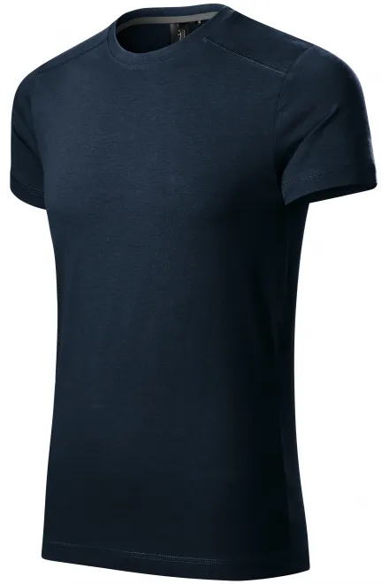 Pánske tričko ozdobené, ombre modrá