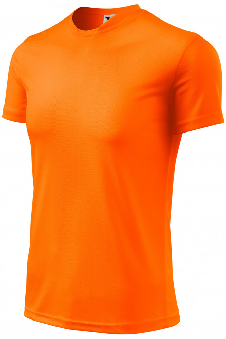 Športové tričko detské, neónová oranžová, detské tričká
