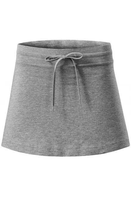 Sukňa dámska - tmavosivý melír, M