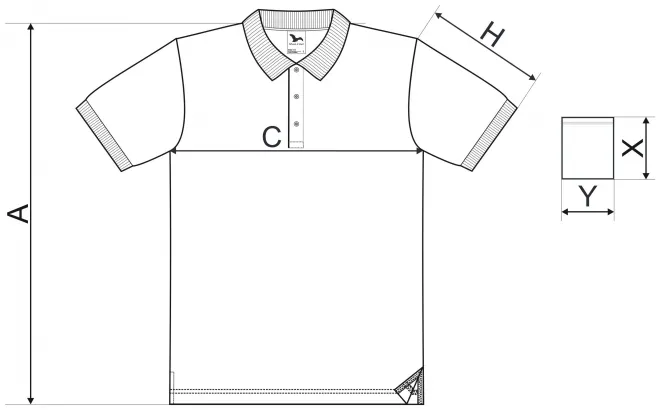 Pánska elegantná polokošeľa - tabuľka veľkostí