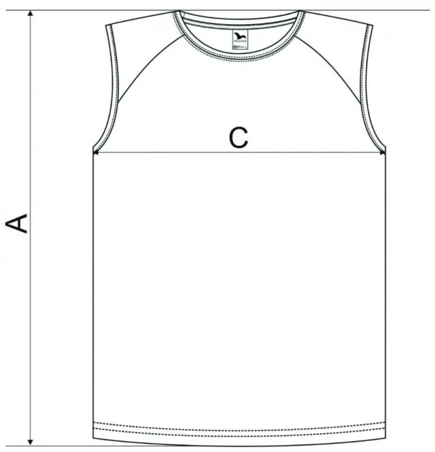 Pánsky top - tabuľka veľkostí