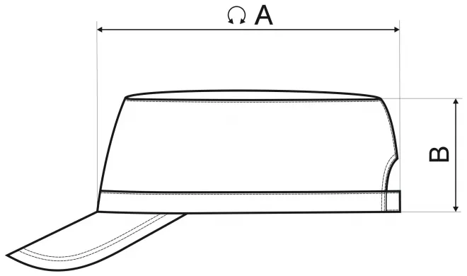 Trendová šiltovka - tabuľka veľkostí