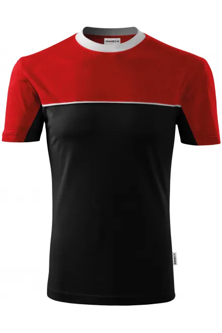 Tričko dvojfarebné - čierna, S