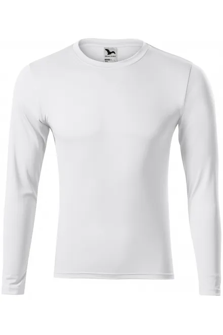 Tričko na šport s dlhým rukávom - biela, XS