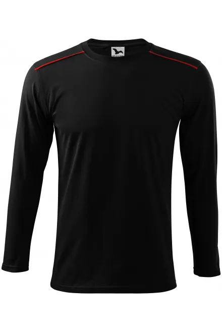 Tričko s dlhým rukávom - čierna, 3XL