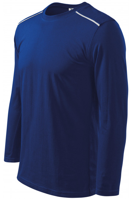 Tričko s dlhým rukávom, kráľovská modrá, bavlnené tričká