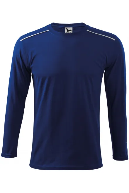 Tričko s dlhým rukávom - kráľovská modrá, 3XL