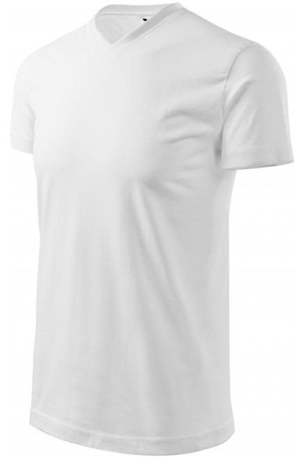 Tričko s krátkym rukávom, hrubšie, biela, bavlnené tričká