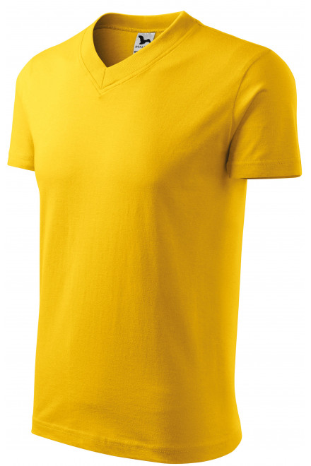 Tričko s krátkym rukávom, stredne hrubé, žltá
