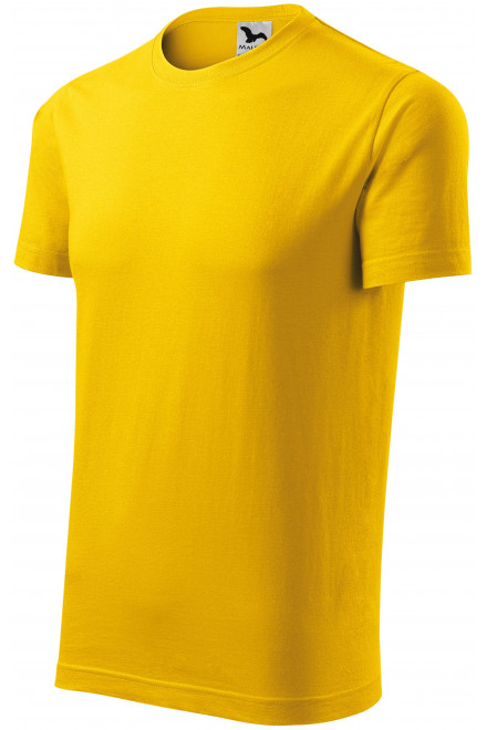 Tričko s krátkym rukávom, žltá, jednofarebné tričká