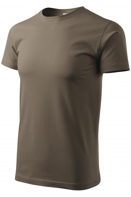 Tričko vyššej gramáže unisex, army, bavlnené tričká