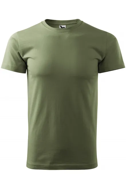 Tričko vyššej gramáže unisex - khaki, XS