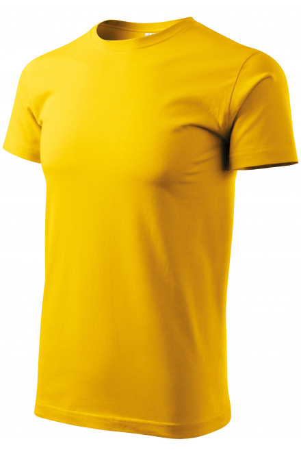 Tričko vyššej gramáže unisex, žltá, jednofarebné tričká